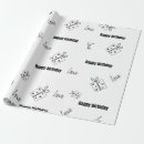 Search for black and white birthday wrapping paper Text