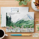 Search for rustic wedding envelopes Watercolor