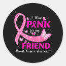 Search for breast cancer friend stickers Wear