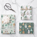 Recherche de lutins papier cadeau Blanc