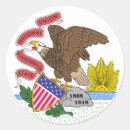 Search for illinois state flag stickers Usa