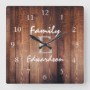 Search for dark wood clocks Rustic