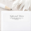 Search for formal wedding return address labels Minimal
