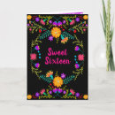 Search for pink black sweet 16 invitations Flowers