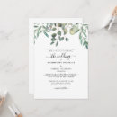Search for eucalyptus foliage wedding invitations Script
