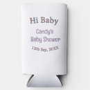 Search for baby shower can coolers Calligraphy typography elegant