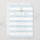 Recherche de nautical wedding save the dates Bleu