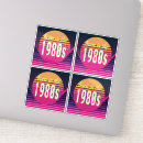 Recherche de années 1980 autocollants Anniversaire