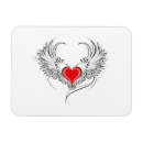 Recherche de coeur à ailes magnets Amour