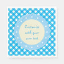 Search for gingham napkins Blue