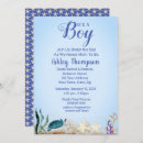 Recherche de starfish baby shower invitations Bleu
