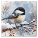 Search for chickadee art tiles Snow
