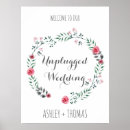 Search for unplugged wedding signs Typography