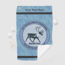Search for santa claus golf towels Reindeer