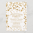 Recherche de coeurs confettis invitations Moderne