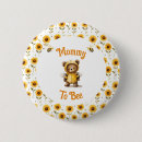 Search for bear and bees buttons Baby shower