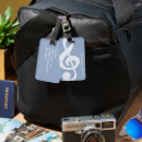 Recherche de bleu en pastel bagages étiquettes Moderne
