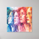 Search for womens canvas prints Woman