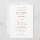 Search for rose gold rehearsal dinner invitations Classic