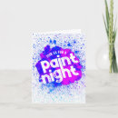 Search for paint night invitations Blue