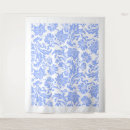 Search for white damask pattern art Blue