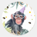 Search for birthday monkey stickers Cupcake topper