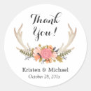 Search for deer thank you stickers Elegant