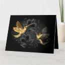 Search for hummingbird thank you cards Black