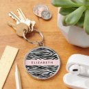 Search for black white zebra keychains Jungle animals