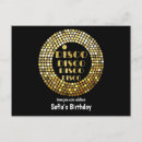 Search for gold disco ball invitations Party