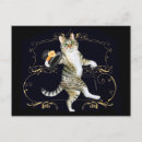 Recherche de pattes de chat cartes postales Mignonne