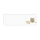 Search for owl in tree return address labels Fall