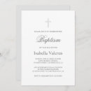 Search for pink and grey christening invitations Baby girl baptism