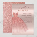 Search for unique sweet 16 invitations Gold