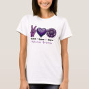 Search for peace love cure tshirts Heart