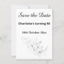 Search for red black and white save the dates Simple