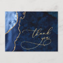 Search for navy blue gold postcards thank you cards Simple