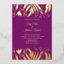 Search for purple paisley wedding invitations Hindu