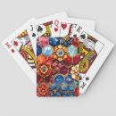 Recherche de hexagon playing cards Abstrait