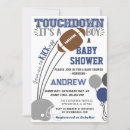 Recherche de touchdown invitations Baby boy