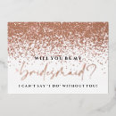 Search for bridal party proposal cards Foil