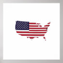 Search for american map posters Red white blue
