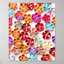Recherche de motif multicolore posters Fleurs