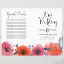 Search for booklet weddings Double sided