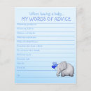 Search for baby shower words of advice Blue