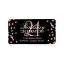 Search for twenty one return address labels Black