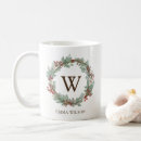 Search for rustic monogram mugs Berries