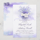 Search for lavender engagement party invitations Floral