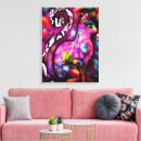 Search for abstract cat canvas prints Kitty