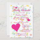 Recherche de points confettis invitations Fille